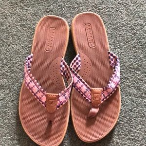 Sperry Seasfish Flip Flops Size 7.5